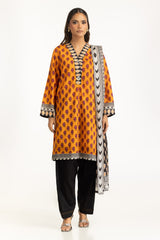 UAE-3PC Lawn Printed Suit IUSTKSD-1133