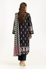 UAE-3PC Lawn Printed Suit IUSTKSD-1156