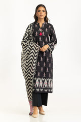UAE-3PC Lawn Printed Suit IUSTKSD-1156