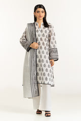 UAE-3PC Lawn Printed Suit IUSTKSD-1159