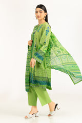 UAE-3PC Lawn Printed Suit IUSTKSD-1165