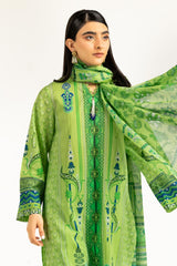 UAE-3PC Lawn Printed Suit IUSTKSD-1165