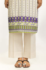 UAE-3PC Lawn Printed Suit IUSTKSD-1168