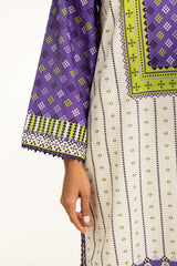 UAE-3PC Lawn Printed Suit IUSTKSD-1168