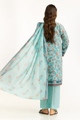 UAE-3PC Lawn Printed Suit IUSTKSD-1174