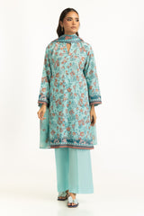 UAE-3PC Lawn Printed Suit IUSTKSD-1174