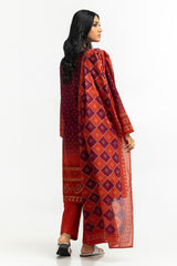 UAE-3PC Lawn Printed Suit IUSTKSD-554