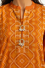 UAE-3PC Lawn Printed Suit IUSTKSD-572