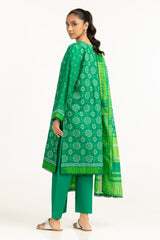 UAE-3PC Lawn Printed Suit IUSTKSD-591
