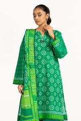 UAE-3PC Lawn Printed Suit IUSTKSD-591