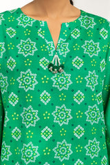 UAE-3PC Lawn Printed Suit IUSTKSD-591