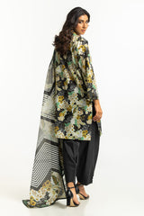 UAE-3PC Lawn Printed Suit IUSTKSD-676