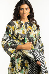 UAE-3PC Lawn Printed Suit IUSTKSD-676