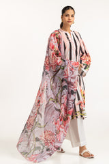 UAE-3PC Lawn Printed Suit IUSTKSD-688