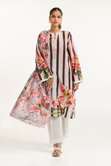 UAE-3PC Lawn Printed Suit IUSTKSD-688
