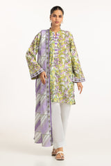 UAE-3PC Lawn Printed Suit IUSTKSD-691