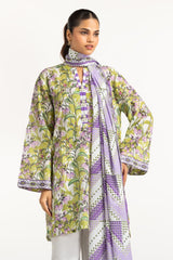 UAE-3PC Lawn Printed Suit IUSTKSD-691