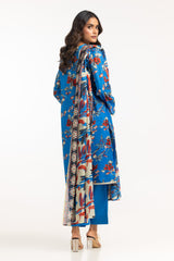 UAE-3PC Lawn Printed Suit IUSTKSD-702