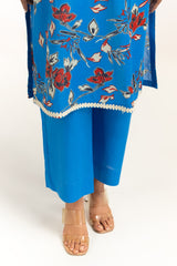 UAE-3PC Lawn Printed Suit IUSTKSD-702