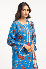 UAE-3PC Lawn Printed Suit IUSTKSD-702