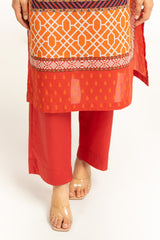 UAE-3PC Lawn Printed Suit IUSTKSD-713
