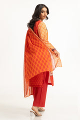 UAE-3PC Lawn Printed Suit IUSTKSD-713