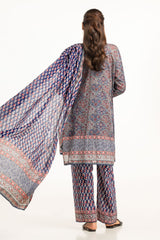 UAE-3PC Lawn Printed Suit IUSTKSD-803