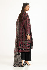 UAE-3Pc Lawn Printed Suit IUSTKSD-825