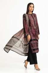UAE-3Pc Lawn Printed Suit IUSTKSD-825