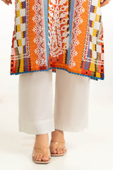 UAE-3PC Lawn Printed Suit IUSTKSD-844