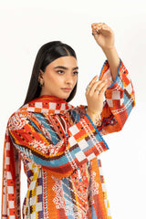 UAE-3PC Lawn Printed Suit IUSTKSD-844