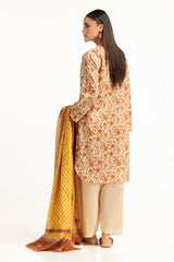 UAE-3PC Lawn Printed Suit IUSTKSD-865