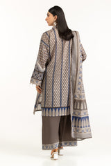 UAE-3PC Lawn Printed Suit IUSTKSD-947