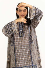 UAE-3PC Lawn Printed Suit IUSTKSD-947