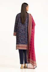 UAE-3PC Lawn Printed Suit IUSTKSD-962
