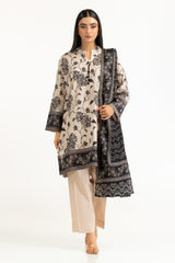 UAE-3PC Lawn Printed Suit IUSTKSD-963