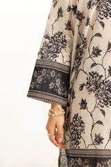 UAE-3PC Lawn Printed Suit IUSTKSD-963