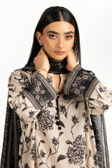 UAE-3PC Lawn Printed Suit IUSTKSD-963