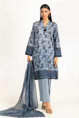 UAE-3Pc Lawn Printed Suit IUSTKSD-995
