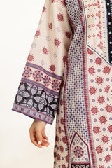 UAE-3PC Lawn Printed Suit With Embroidered IUSTKSD-1070