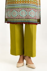 UAE-3PC Lawn Printed Suit With Embroidered IUSTKSD-1090