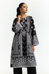 UAE-3PC Lawn Printed Suit With Embroidered IUSTKSD-551