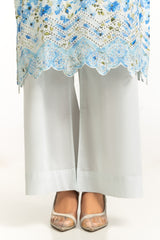 UAE-3PC Lawn Printed Suit with Embroidered IUSTKSD-634