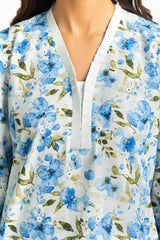 UAE-3PC Lawn Printed Suit with Embroidered IUSTKSD-634