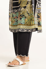 UAE-3PC Lawn Printed Suit With Embroidered IUSTKSD-727