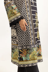 UAE-3PC Lawn Printed Suit With Embroidered IUSTKSD-727