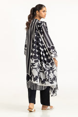 UAE-3PC Lawn Printed Suit With Embroidered IUSTKSD-736