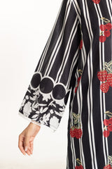 UAE-3PC Lawn Printed Suit With Embroidered IUSTKSD-736