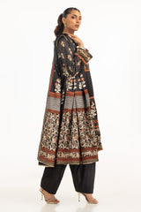 UAE-3PC raw-silk Lacquer Printed Hand Embellished Suit  IUSTKSD-785
