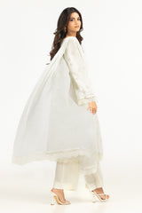 UAE-3PC Swiss Voile Embroidered Suit IUSTKSD-829